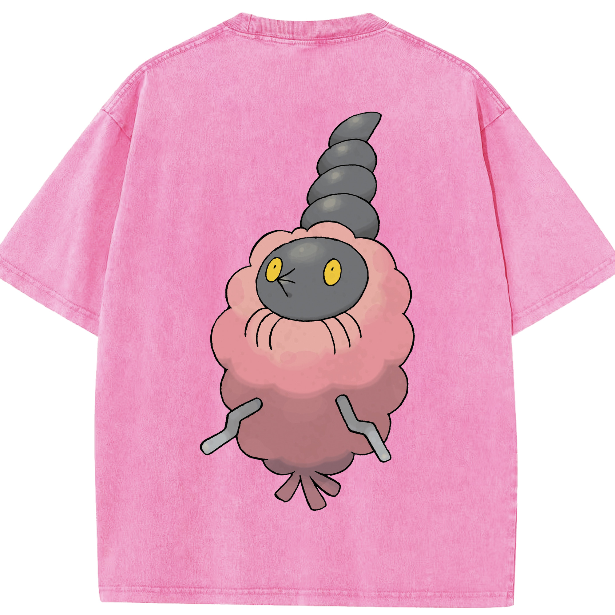（画像用） ポケットモンスター Pokémon 綿100% ヴィンテージ風 半袖Tシャツ（背面プリント）